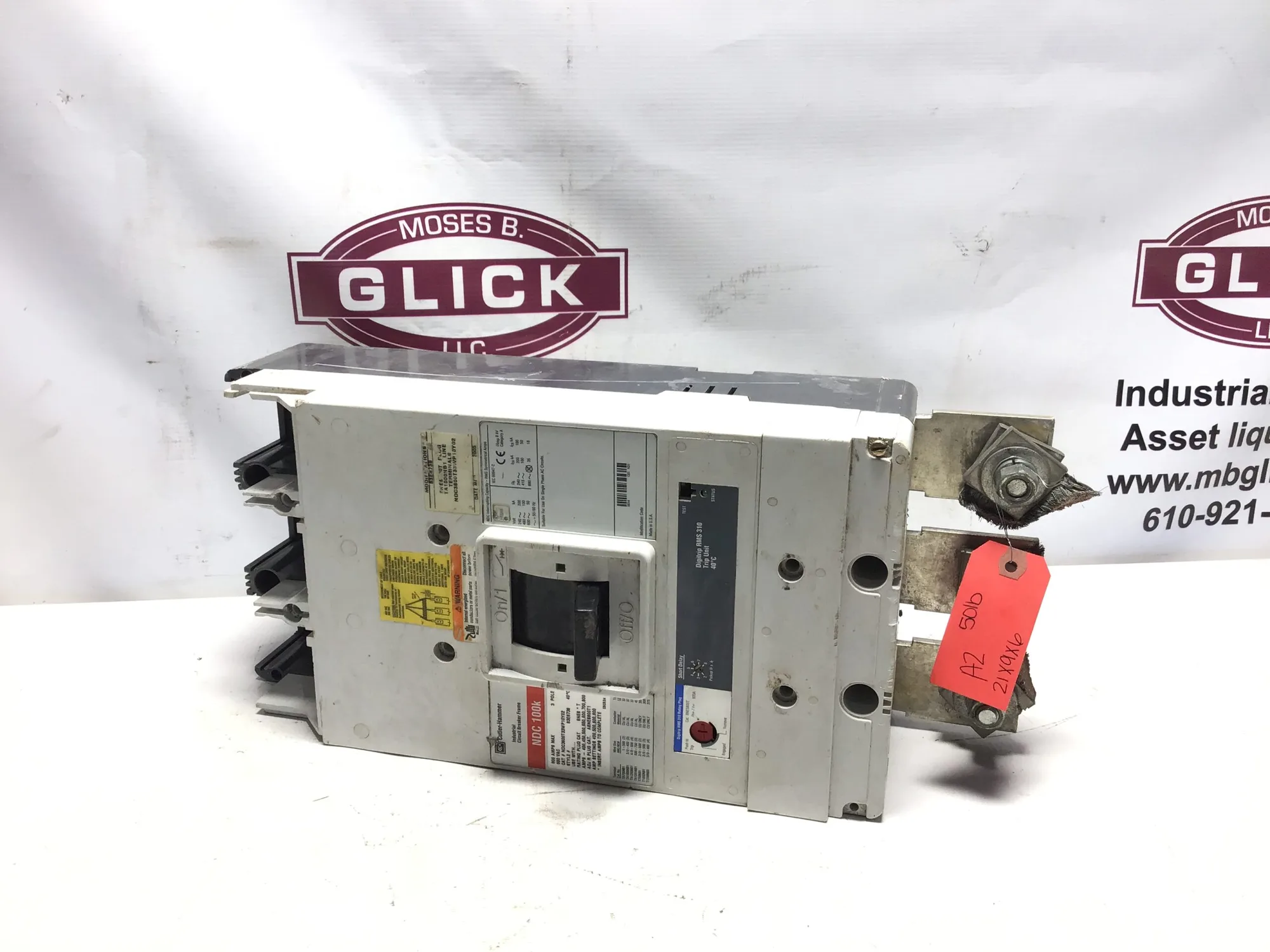 Cutler Hammer NDC3800T33WP10Y02 800 Amp circuit breaker 3 pole