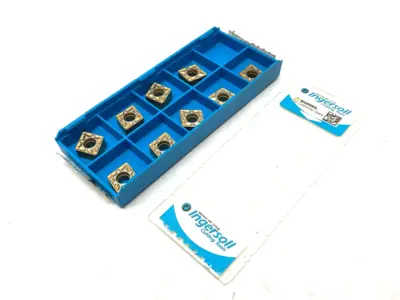USED INGERSOLL CUTTING RHINOTURN CHIPBREAKER INSERT CNMG090408PC TT8125