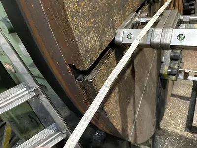 USED WMW ZERBST CNC INTERNAL THREAD LATHE Ø 4000 MM