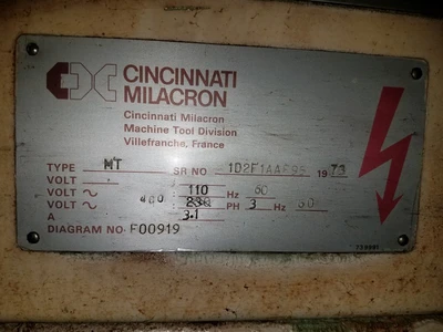 Cincinnati Milacron MT Grinder