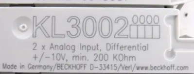 LOT OF 4 USED BECKHOFF KL3002 ANALOG INPUT