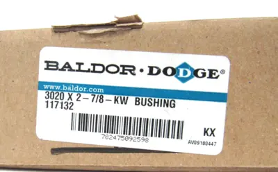 NEW DODGE 117132 3020X2-7/8-KW TAPER LOCK BUSHING
