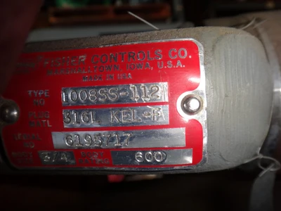 Fisher 3/4" 600 SWE CF3M Stainless Handwheel Actuated Valve