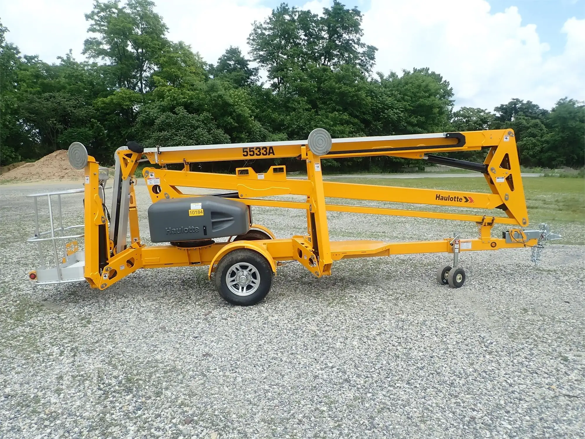 New | in-Stock 2019 Haulotte 5533A Towable Boom Lifts New York US | United Lift #1446966