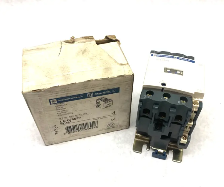 Used SQUARE D, TELEMECANIQUE TESYS NONREVERSING IEC CONTACTOR 3-POLE 40A PLC Contactors | Maverick Industrial Sales #1110928