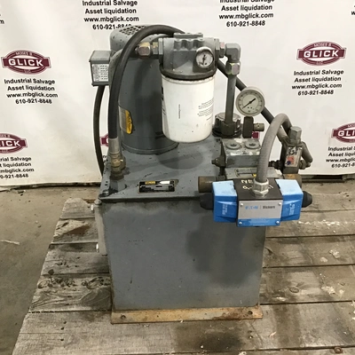 Parker H-PAK H12.3KS5W2PV/10 Hydraulic Power Unit Tank 10 Gal 2.3 GPM 2010 PSI