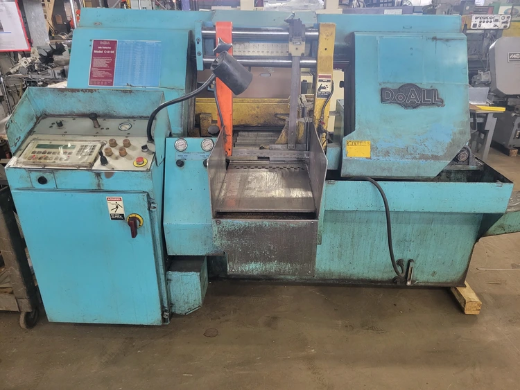 Used DOALL C-4100NC Horizontal Band Saws Illinois US | Myers Technology Co., LLC #11804