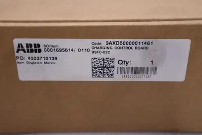 ABB BSFC-02C 3AXD50000011461 CHARGING CONTROL BOARD NEW STOCK GF-189