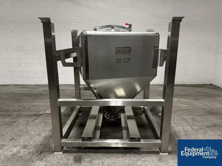 Used Creative Design 20 Cu Ft CDM Bin, S/S Bins Ohio US | Federal Equipment Company #130429