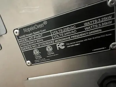 USED NOPEINOVEN NT-PROSIT