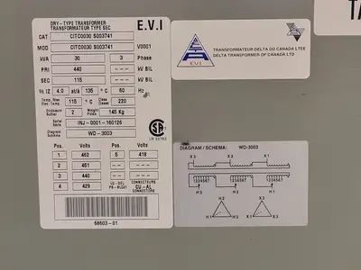 Used DELTA CITC0030 Transformers British Columbia CA | Lenmark #265726