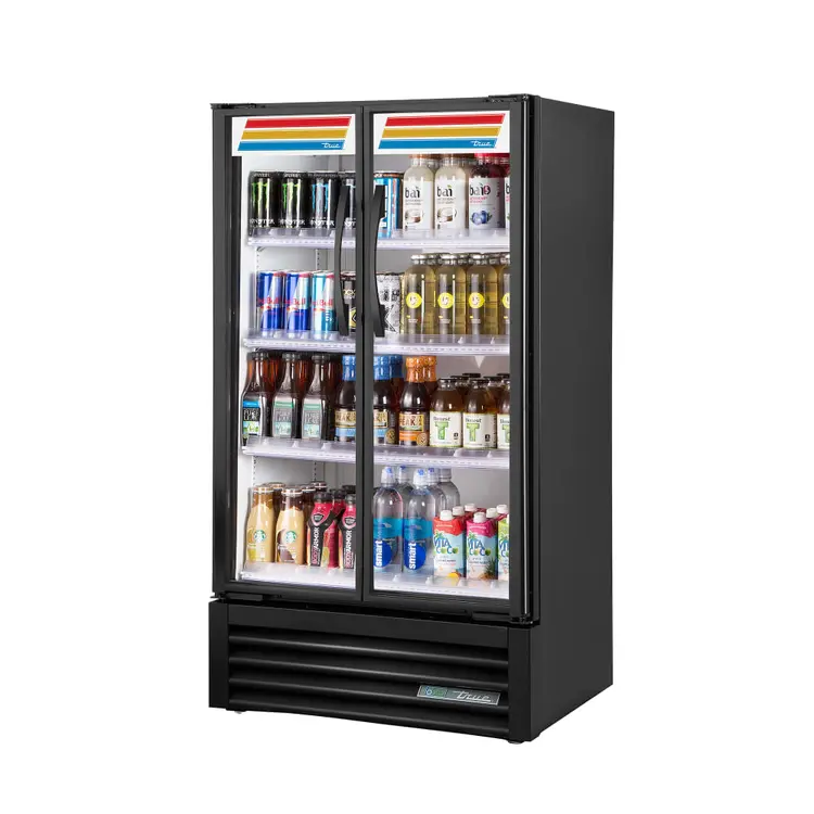 Used True TVM-30SL-HC~VM03 BLK Display Refrigerators Illinois US | Falcon Restaurant Supply #1373818