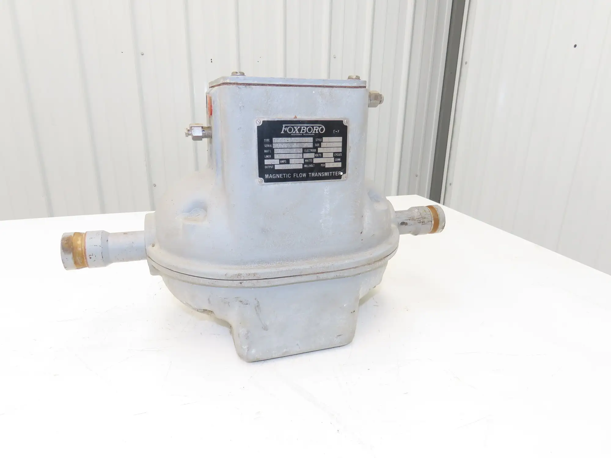 Foxboro 1801-PEOS-NS Magnetic Flow Tube Transmitter 1" Pipe 115V