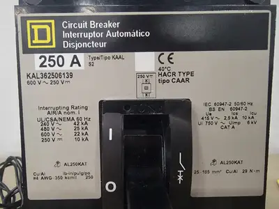 USED SQUARE D KAL362506139