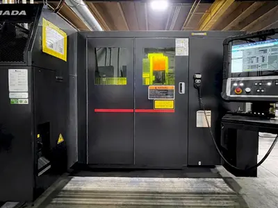 Used 2015 AMADA LCG-3015 AJ FIBER Laser Cutters Illinois US | Machine Factory Outlet #1264060