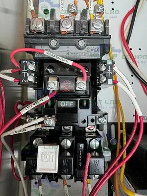 USED ALLEN BRADLEY / NEMA 509-AOD SIZE 0 COMBINATION STARTER CIRCUIT BREAKER