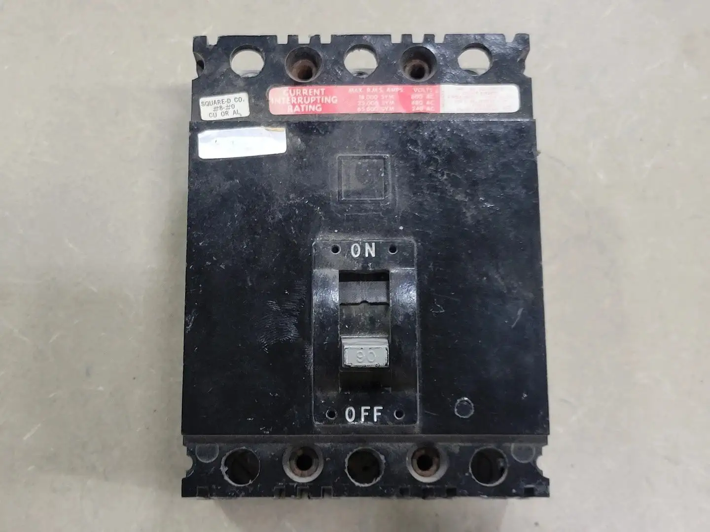 USED SQUARE D FHL36090
