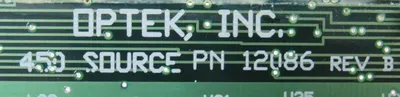 USED OPTEK 12086 CIRCUIT BOARD Z8S180-16