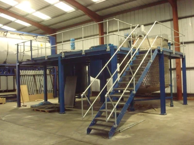 Mild Steel Access Platform For 1 Tanks