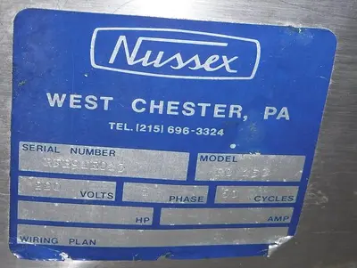 USED NUSSEX LEVAINE TANK - CHILLS NICELY