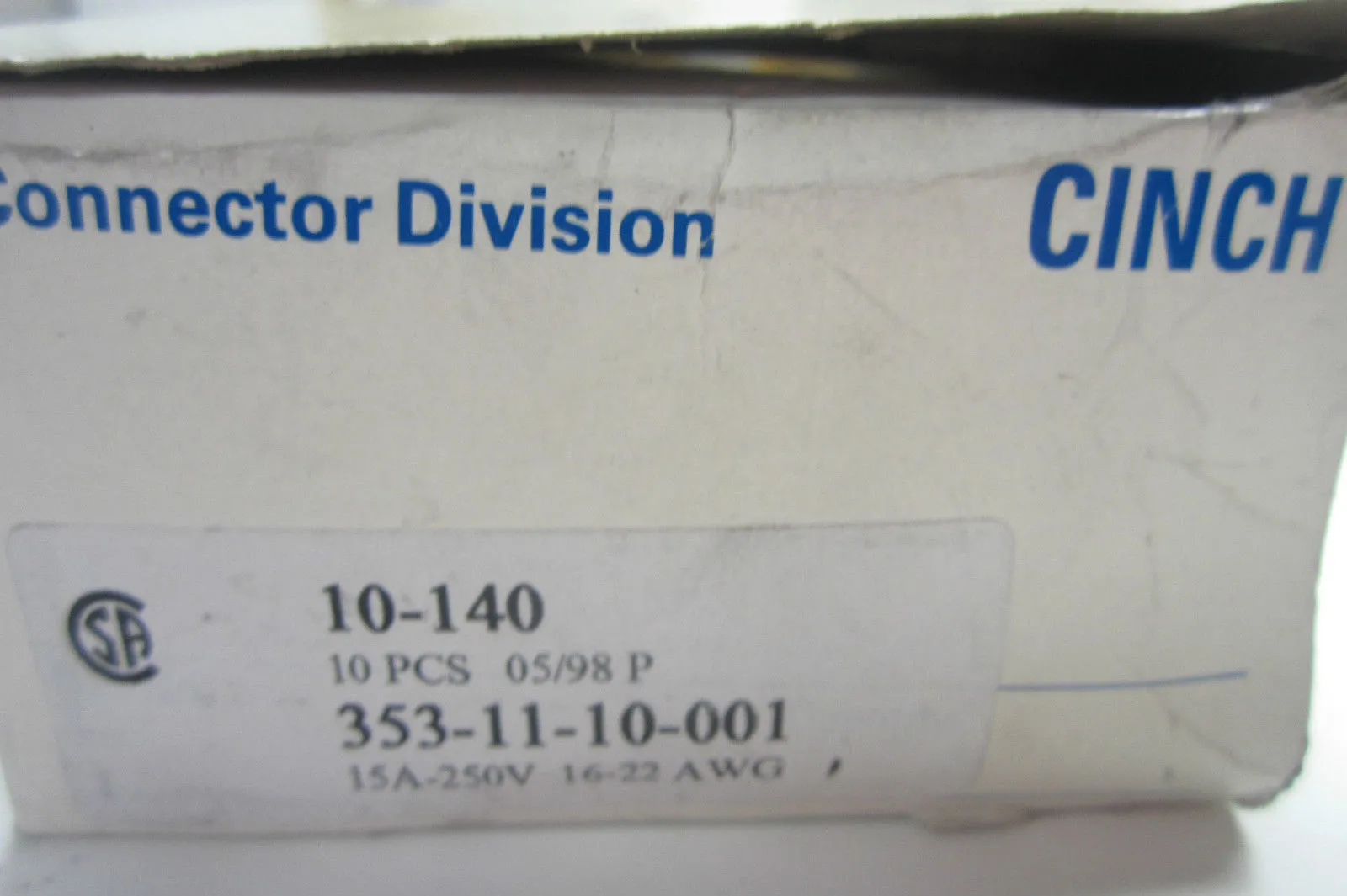 10 NEW CINCH 353-11-10-001 SCREW TERMINALS 3531110001