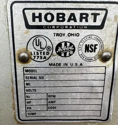 Used HOBART H-600 Planetary Mixers British Columbia CA | Surrey Food Equipment #1318360