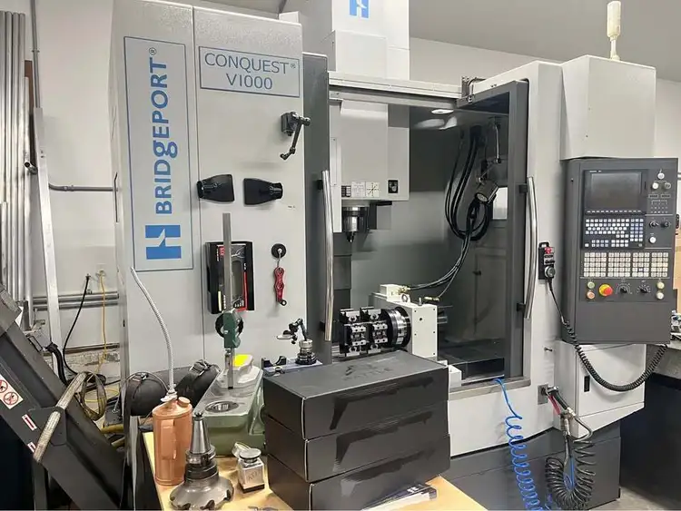 Used 2015 BRIDGEPORT CONQUEST V1000 Vertical Machining Centers Illinois US | Asset Exchange Corporation #791772