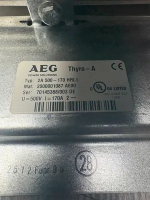 AEG THYRO-A 2A 500-170 Electrical/PLC/Automation | ESS Industrial Equipment Sales (8)