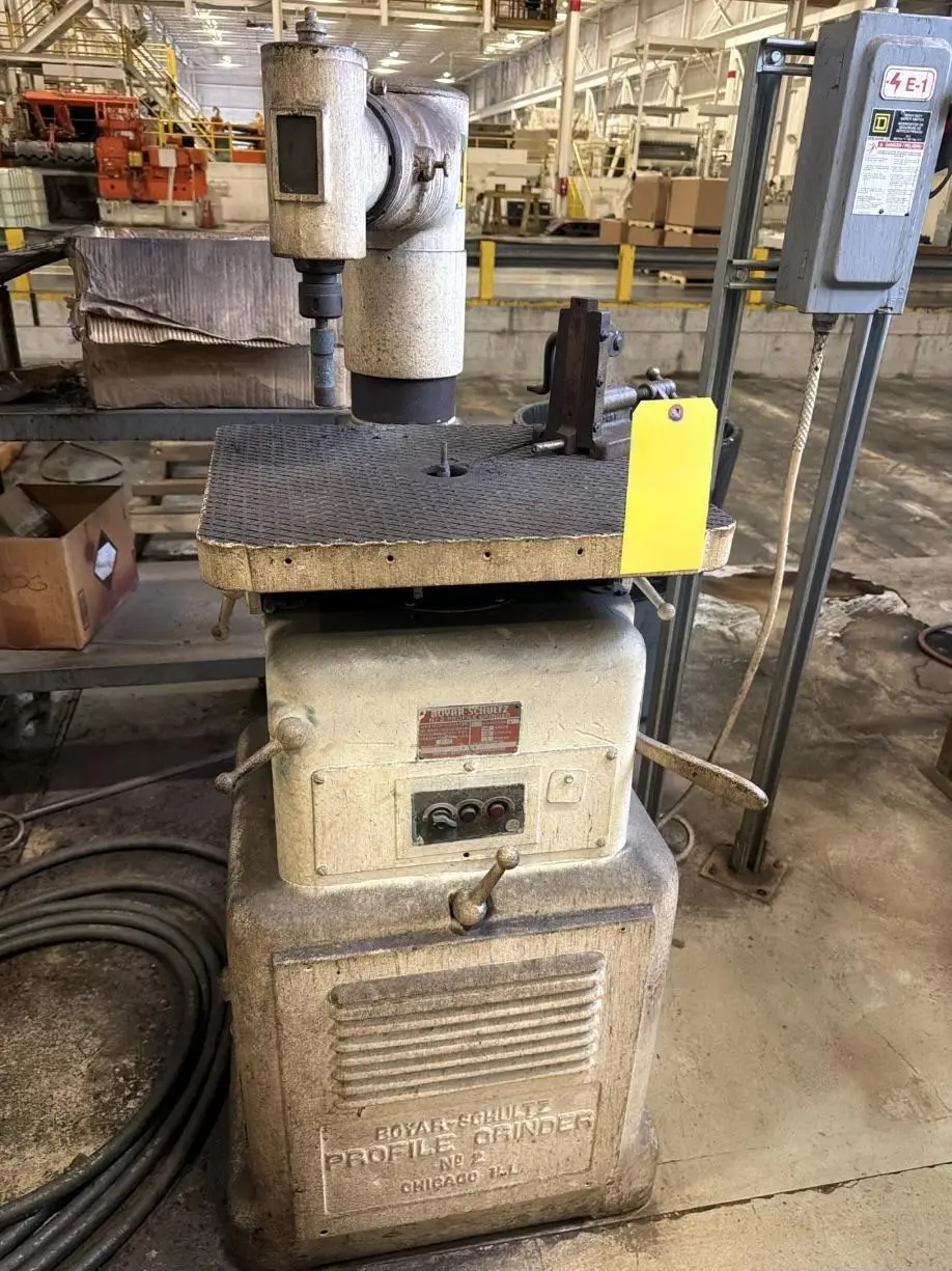 Used BOYAR SCHULTZ NO.2 Profile Grinders Ohio US | G-2000, Inc. #1518725