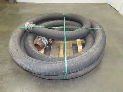 Jason 4470 Dry Bulk Material Rubber Suction Hose 5"x 49' 6"