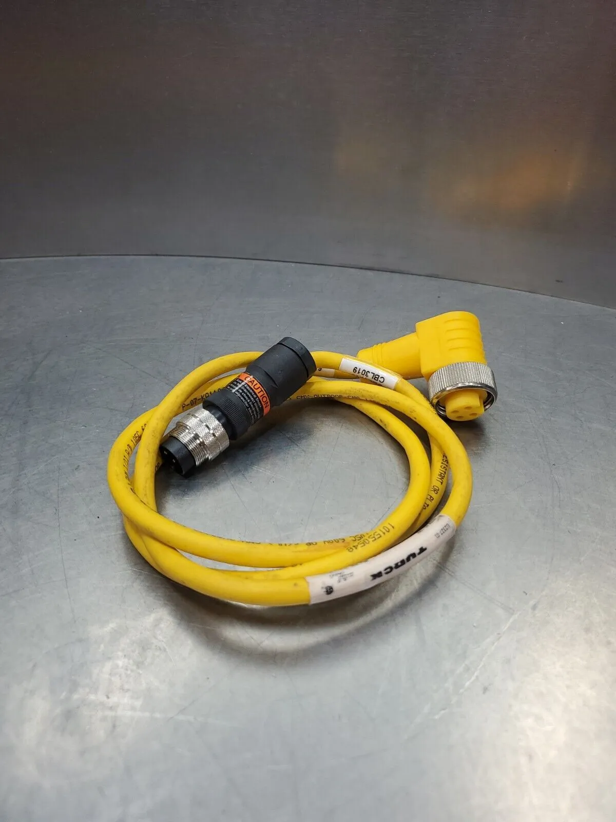 Turck WKM-40-10M (Cut to 3FT) PLC Cable. 5D