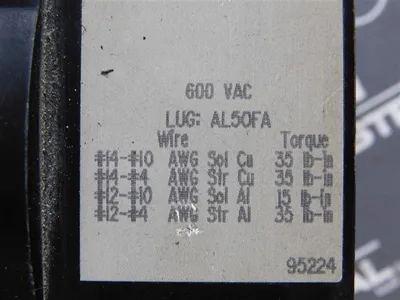 USED SQUARE D FAL3601513M