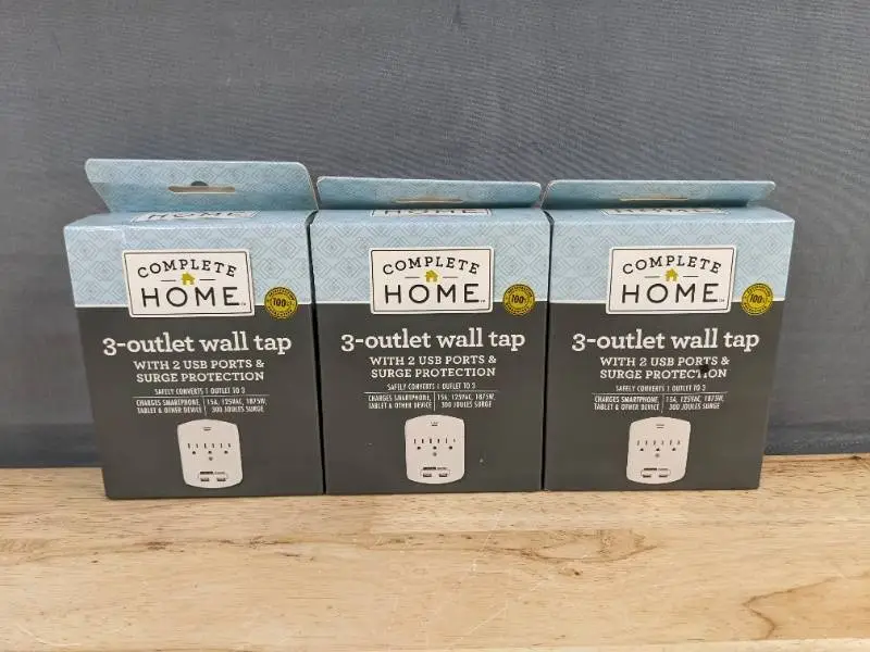3 Complete Home 3-Outlet Wall Tap - Brand New
