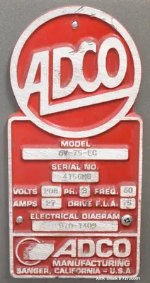 USED ADCO 6V-75-EC