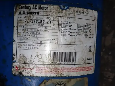 USED BURKS PUMPS 315WA6BF