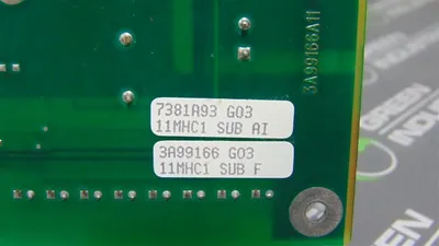 Westinghouse 7381A93G03 / 3A9916G03 Ovation Control Board Rev. AI / F Used