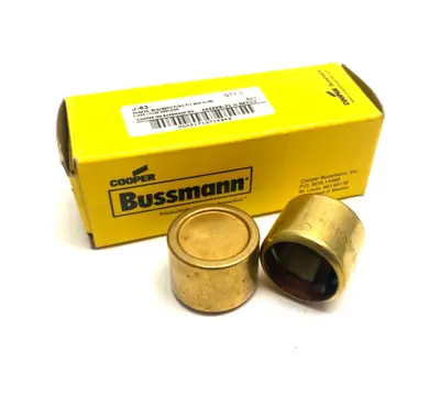 USED COOPER BUSSMANN FUSE REDUCER CLASS J, MAKES 30A/600V FUSE FIT 60A CLIPS