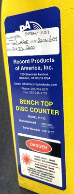 USED RECORD PRODUCTS OF AMERICA P-132