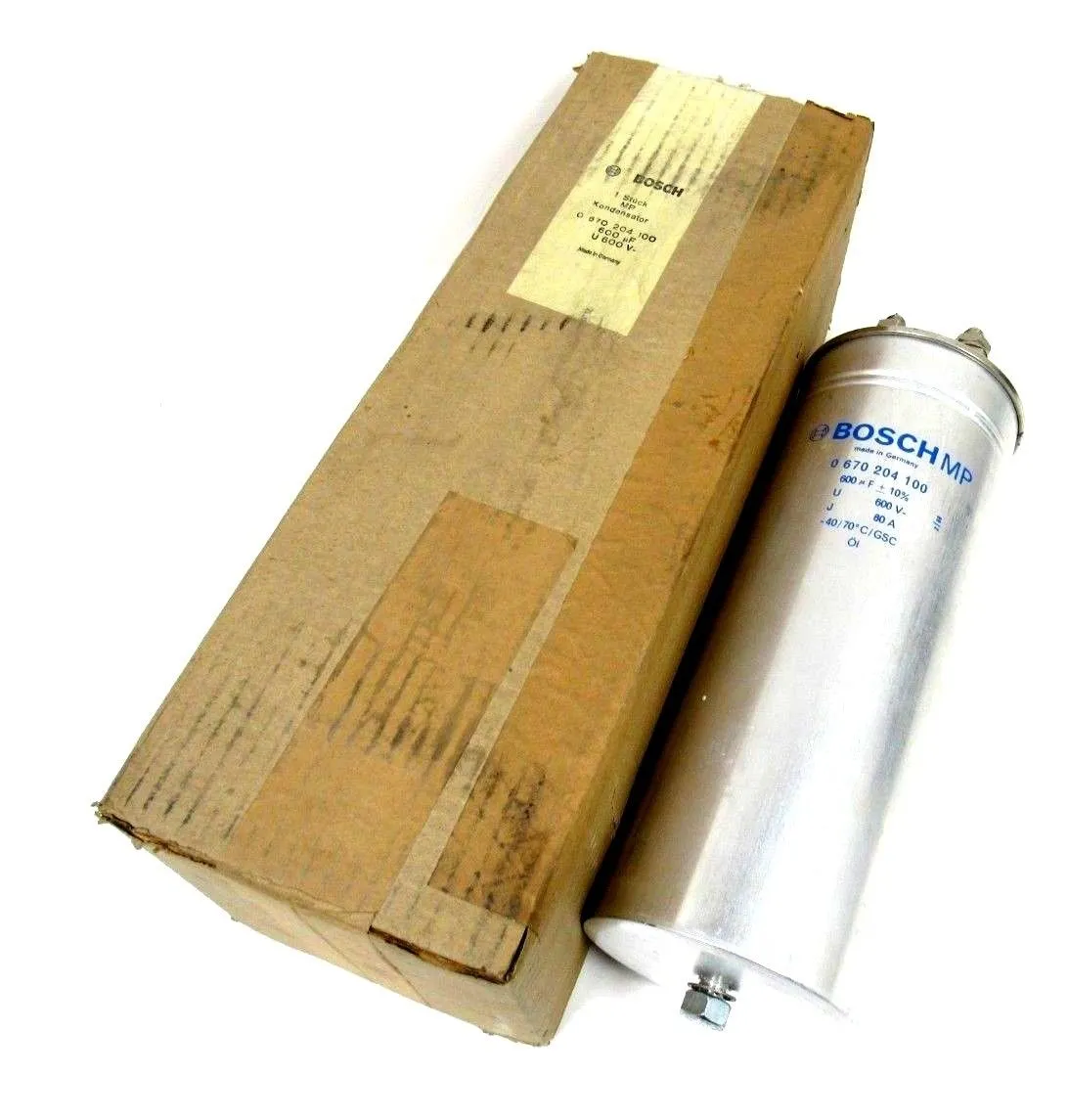 NEW BOSCH 0-670-204-100 CAPACITOR 600MF 600V