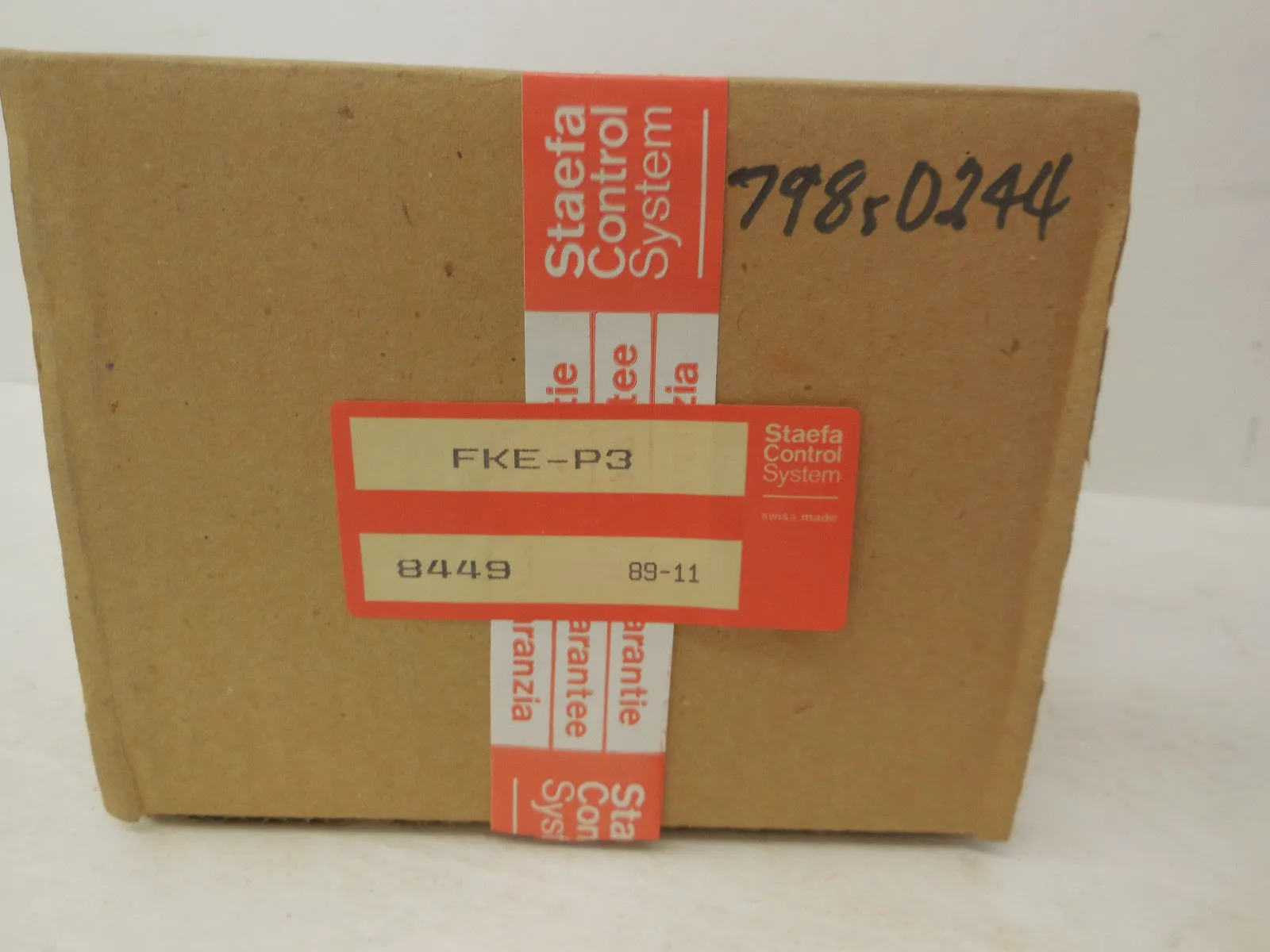 NEW STAEFA CONTROL SYS FKE-P3 PRESSURE SENSOR FKEP3