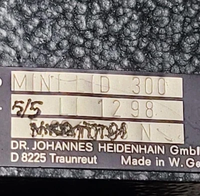 USED HEIDENHAIN Does Not Apply