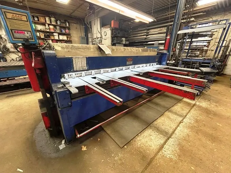 10GA. X 10' WYSONG MODEL 1010-RD MECHANICAL SHEAR