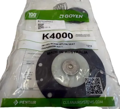 NEW GOYEN K4000 RCA40 NYLON SEAT DIAPHRAGM KIT