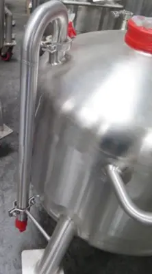 2013 DCI 34.3 Gallon Stainless Steel Portable Jacketed Vessel Tank Fermentation