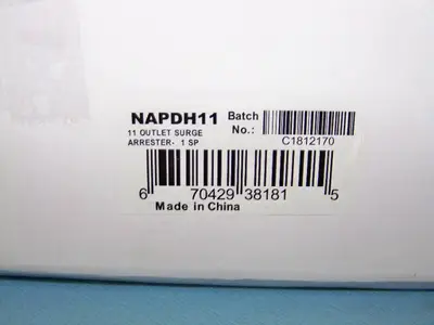 Chief NAPDH11 1U Rack Mount Surge Arrester - NEW IN BOX
