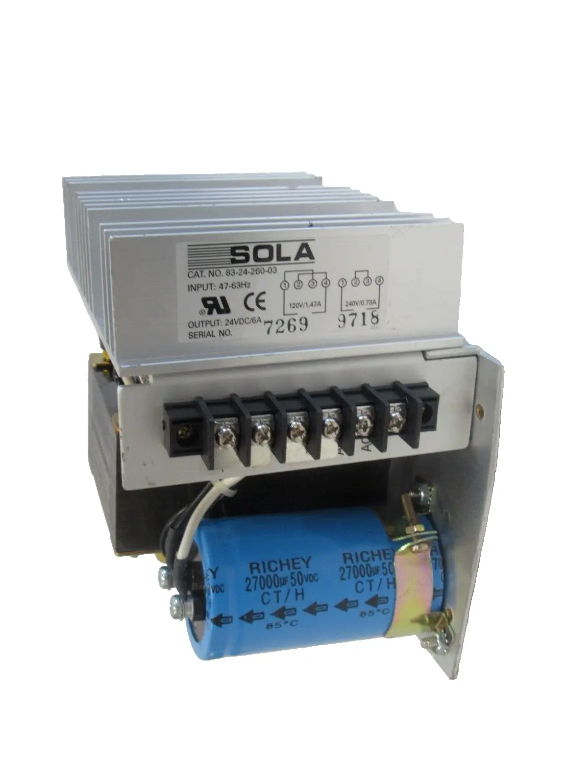 NEW SOLA 83-24-260-03 LINEAR POWER SUPPLY 832426003