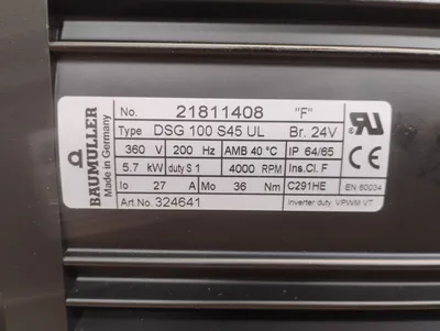 BAUMULLER DSG 100 S45 UL Servo Motors | ESS Industrial Equipment Sales (4)