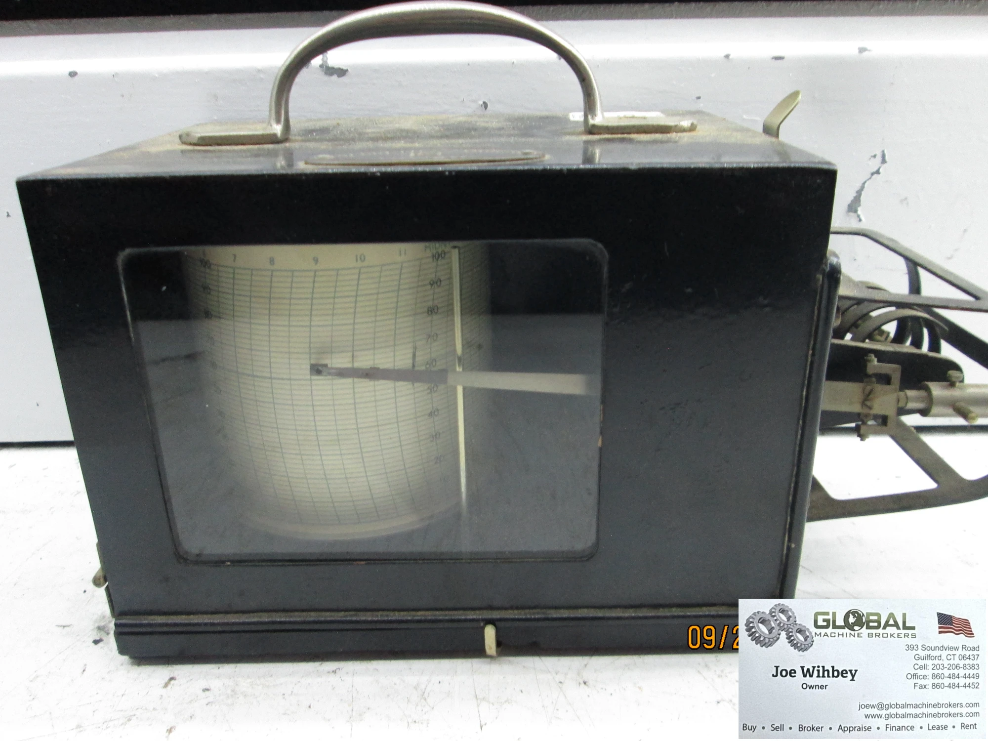 Negretti & Zambra Antique Thermograph **Mint Looking And Operating Condition**