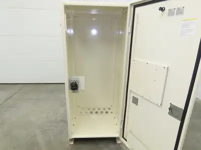 Freestanding Electrical Enclosure 1500x650x500mm Backplate 50 Amp Disconnect