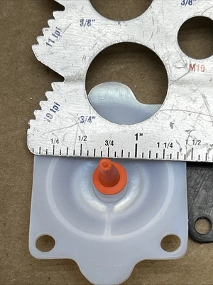 (11) Replacement Diaphragm TFM Backing Cushion 1 1/2" Diaphragm Valves NNB